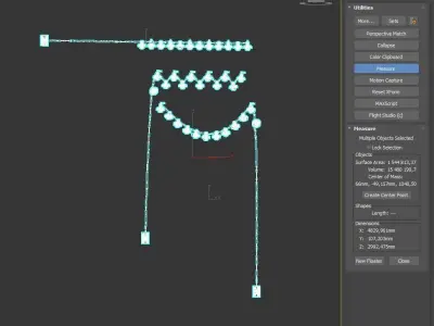SOLVINDEN garland IKEA lamps 3D model