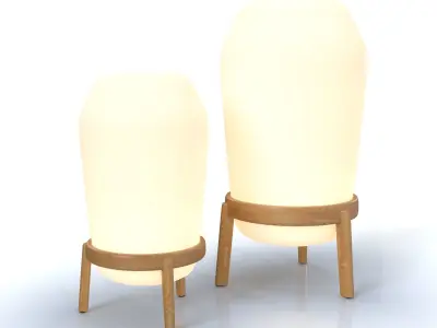 Loon Floor Lamp by Dedon 3D model