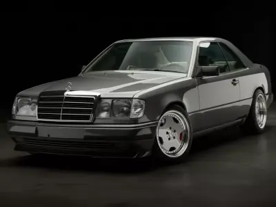 E-Class AMG Coupe 1988 3D model