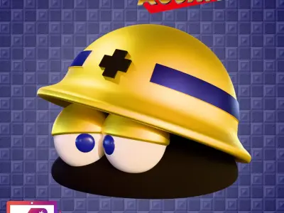 Metall or Met from Megaman Free 3D print model