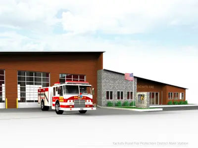 Fire Station  3D model