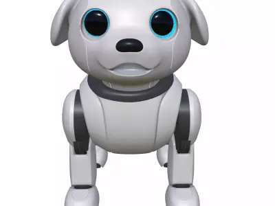 Semi Realistic Robot Dog 3D model