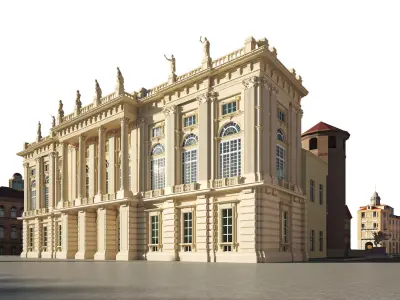 Palazzo Madama Turin  3D model