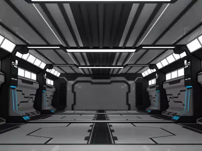 Sci Fi Interior 3D model