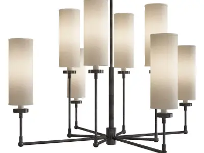 Ziyi Chandelier Low-poly 3D model