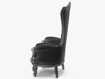  Throne Chair Black 