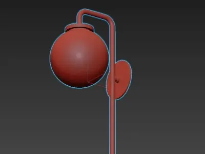 BIG BULB WALL LIGHT - CTO LIGHTING 3D model