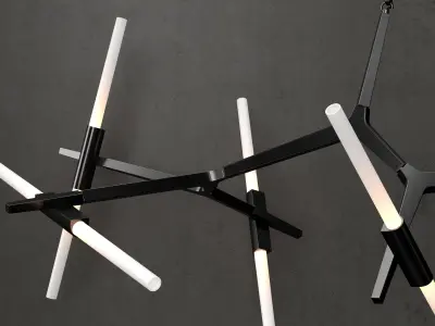 Chandelier agnes 20 lights 3D model