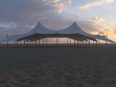 Bedouin Tent  3D model
