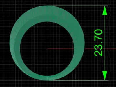 Jewelry ring 223 3D print model