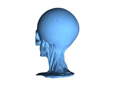 Interstellar Being Skull 3D print model