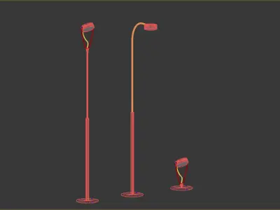 Hisle Luxpicket Outdoor Lamps 3D model