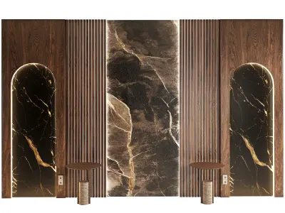 Headboard 01 3D model