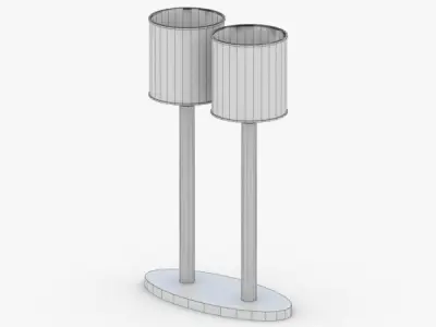 1381 - Table Lamp Low-poly 3D model