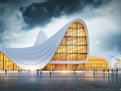 Heydar Aliyev Center 3D modeling  3D model