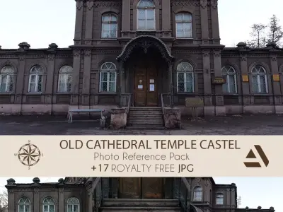 Photo Reference Pack Old Cathedral Temple Castle Texture