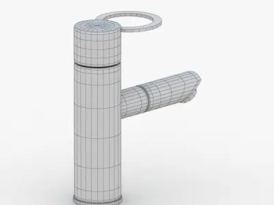 1648 - Water Tap Low-poly 3D model