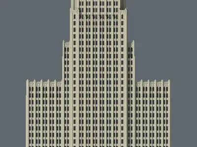 Russ Building 3D print model