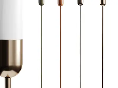 Alma Capsulehat Floor Lamps 3D model