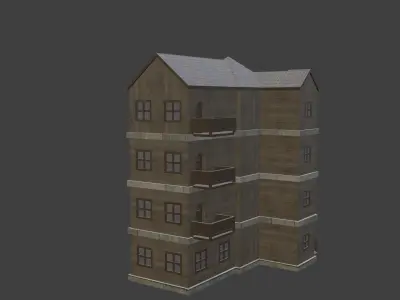 House Model 58 Low-poly 3D model
