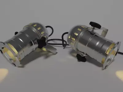 Spot light projector 3D model