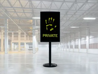 Metallic Stand or Plastic V2 PBR Low-poly 3D model