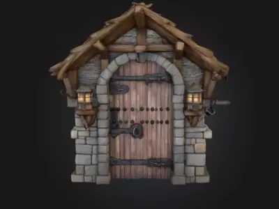 A secret door for an adventure Texture