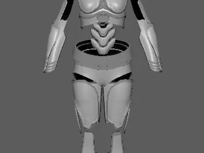 robot pieces 3D model