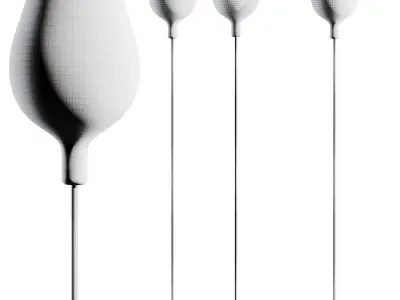 Italamp Rose Floor Lamp 3D model