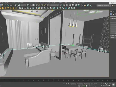 living aera 3D model