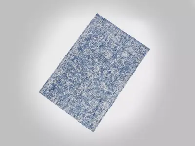 Bohemian Rug Low-poly 3D model