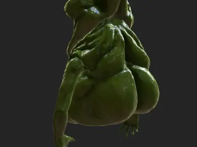 Slimer - Ghostbusters 2 1989 Low-poly 3D model