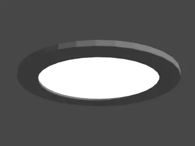 6 in pot light Free low-poly 3D model