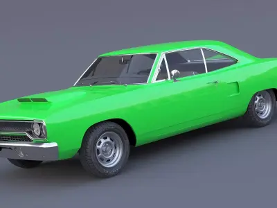 1970 Plymouth Road Runner 3D model