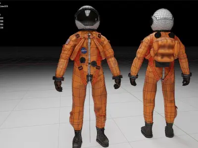 Astronaut Suit 3D model