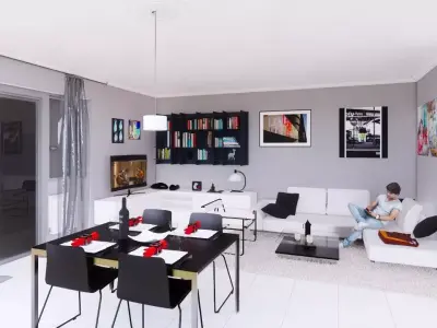 living room 2 interior 3D model