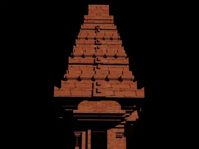 Bajangratu Temple 3D model