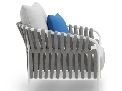 Talenti Frame Armchair White 3D model