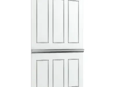 Classic Dark Wall Panel 3D model