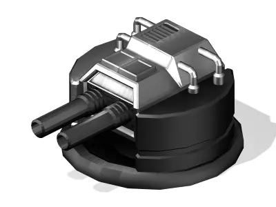 Satellite City Objects - Battery 14 3D model