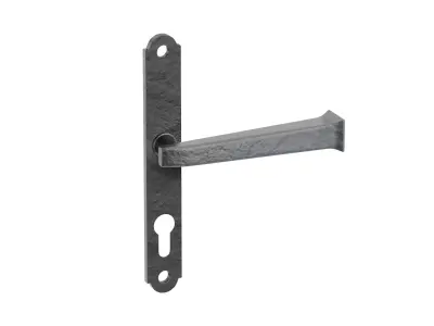 Frelan PVCu Lever Door Handle 3D model