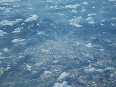 Gwangju South Korea City Landscape 3D Model 3D model