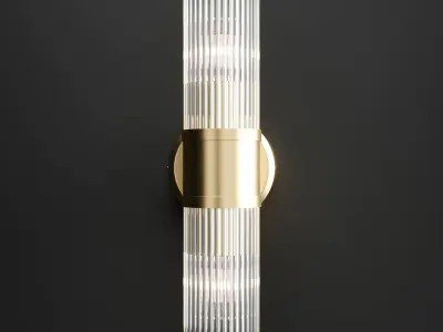 Double and single wall lamps 3D model