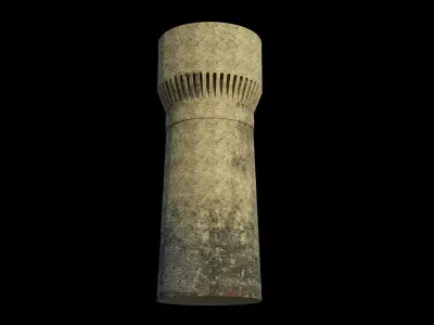 Tower  3D model PBR materials 4K Low-poly 3D model
