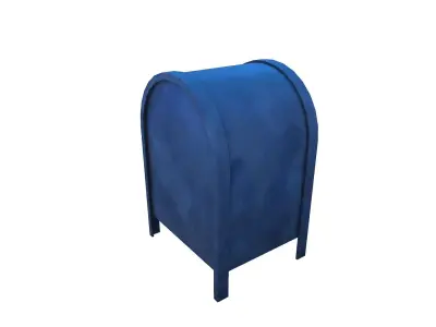 Post Box Low-poly 3D model