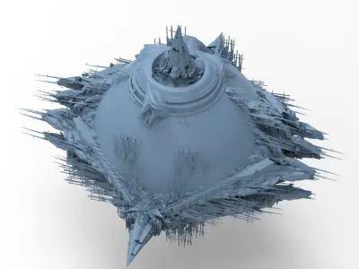 Prison colony Robot Base  3D model