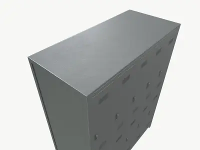 Industrial Locker 3D model