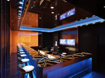 KTV room Low-poly 3D model