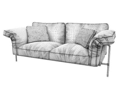 DS 610 2 Seater Sofa 3D model
