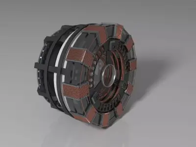 Iron Man Arc Reactor MK1 Free 3D model